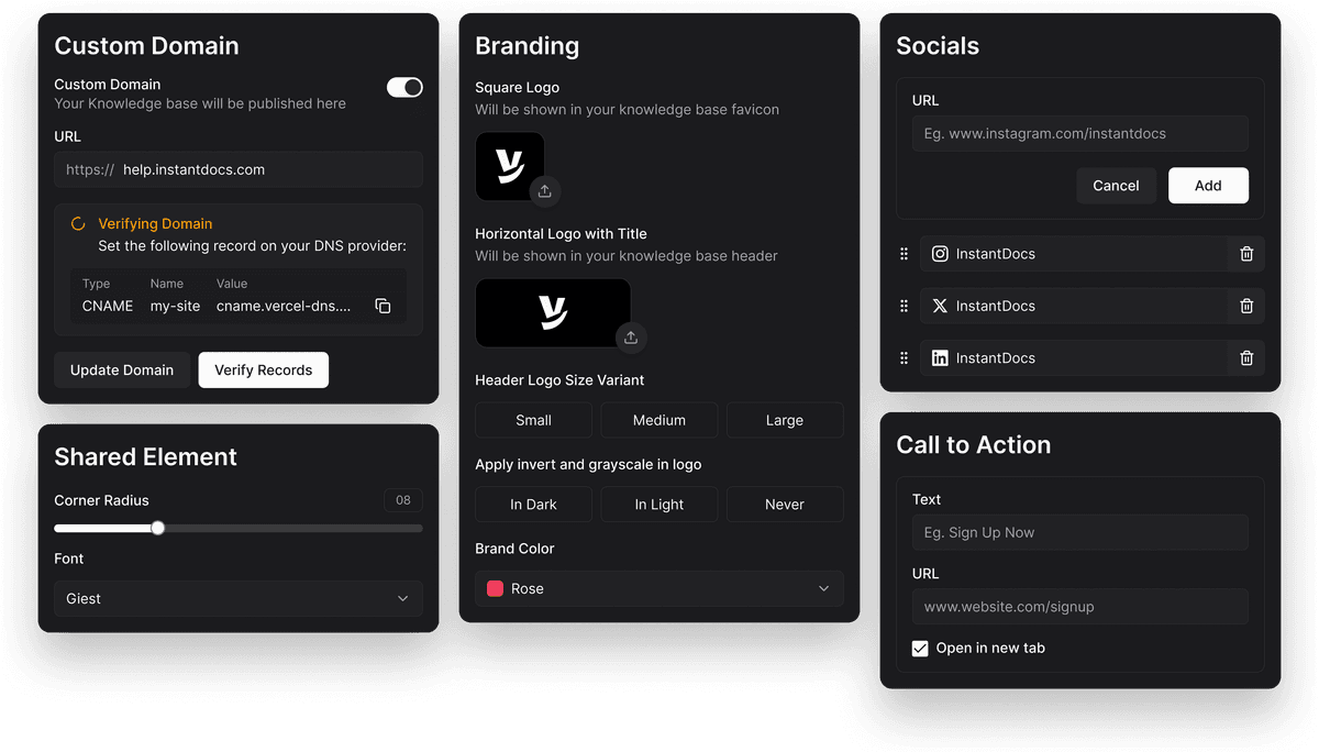 customization