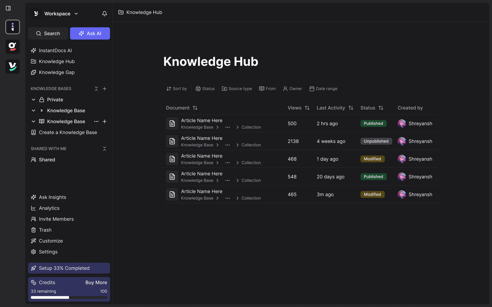 Knowledge Base