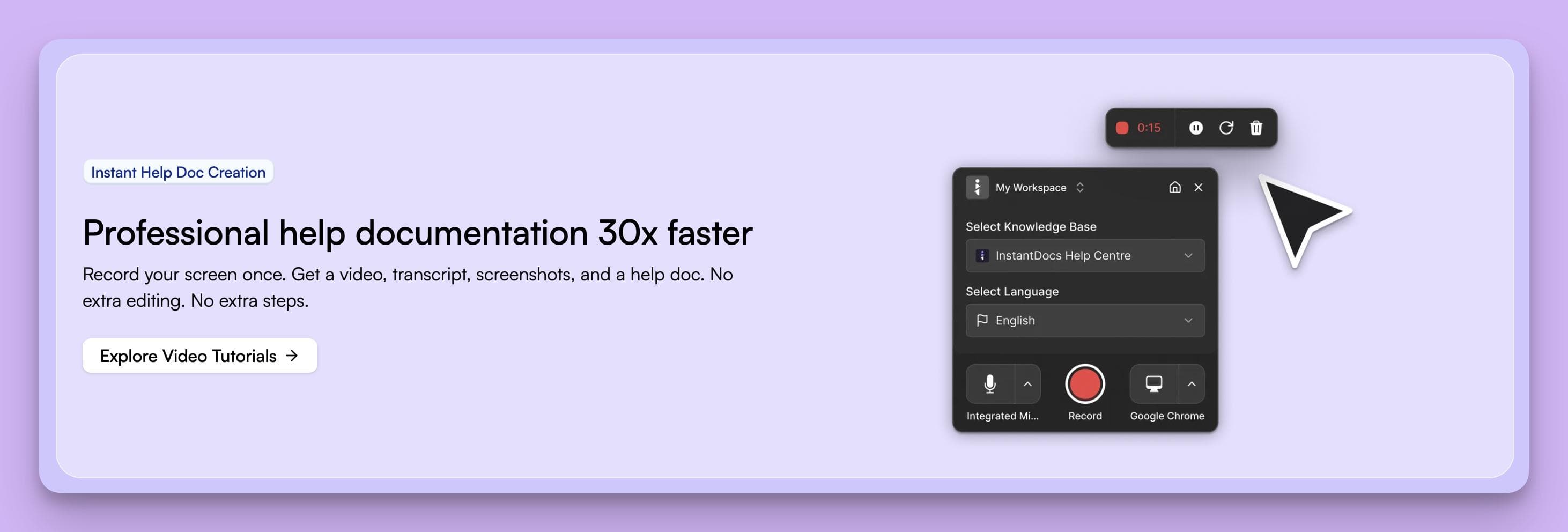 instantDocs knowledge base management tool helps achieve higher customer satisfaction scores